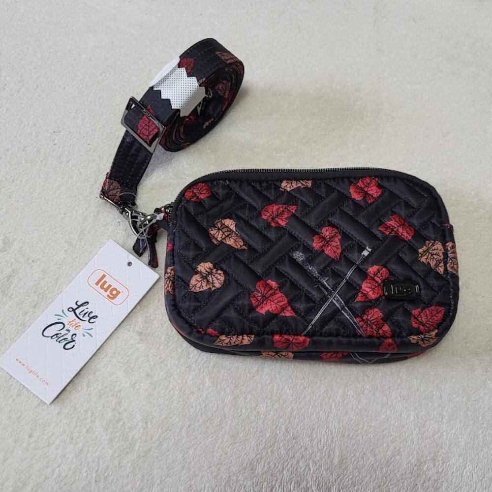 NWT Lug Coupe Convertible Crossbody Dagger Rose